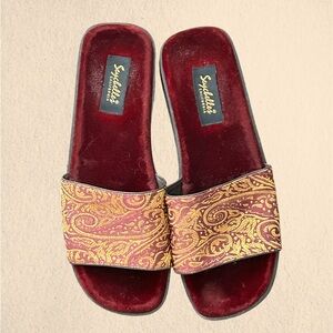 Seychelles tapestry platform vintage sandals